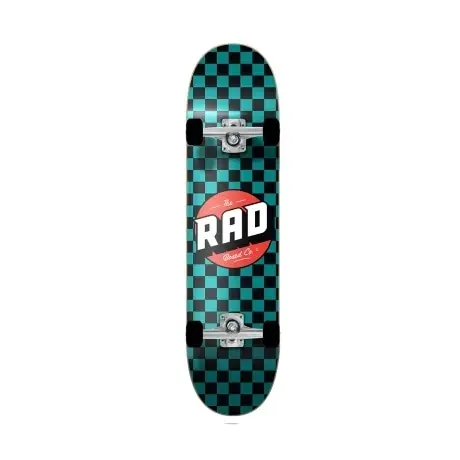 Skate Completo RAD Checkers 8’0 – Black/Teal