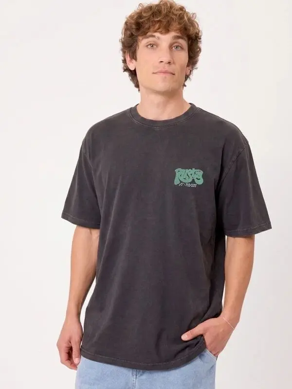Remera Rusty Oceana – Negro