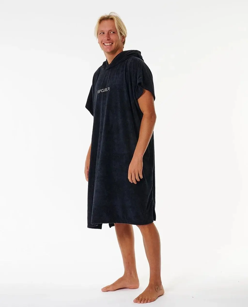 Poncho Rip Curl Brand Hooded Towel – Black/Grey