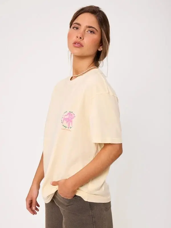 Remera Rusty Padella – Crema