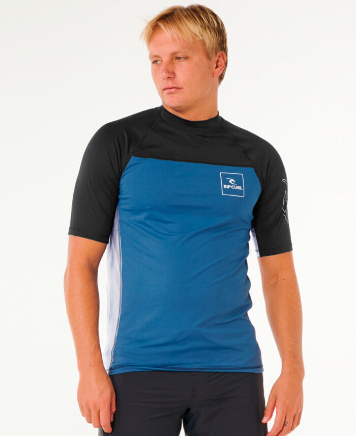 Lycra Rip Curl Drive Upf S/S – Black/Light Navy