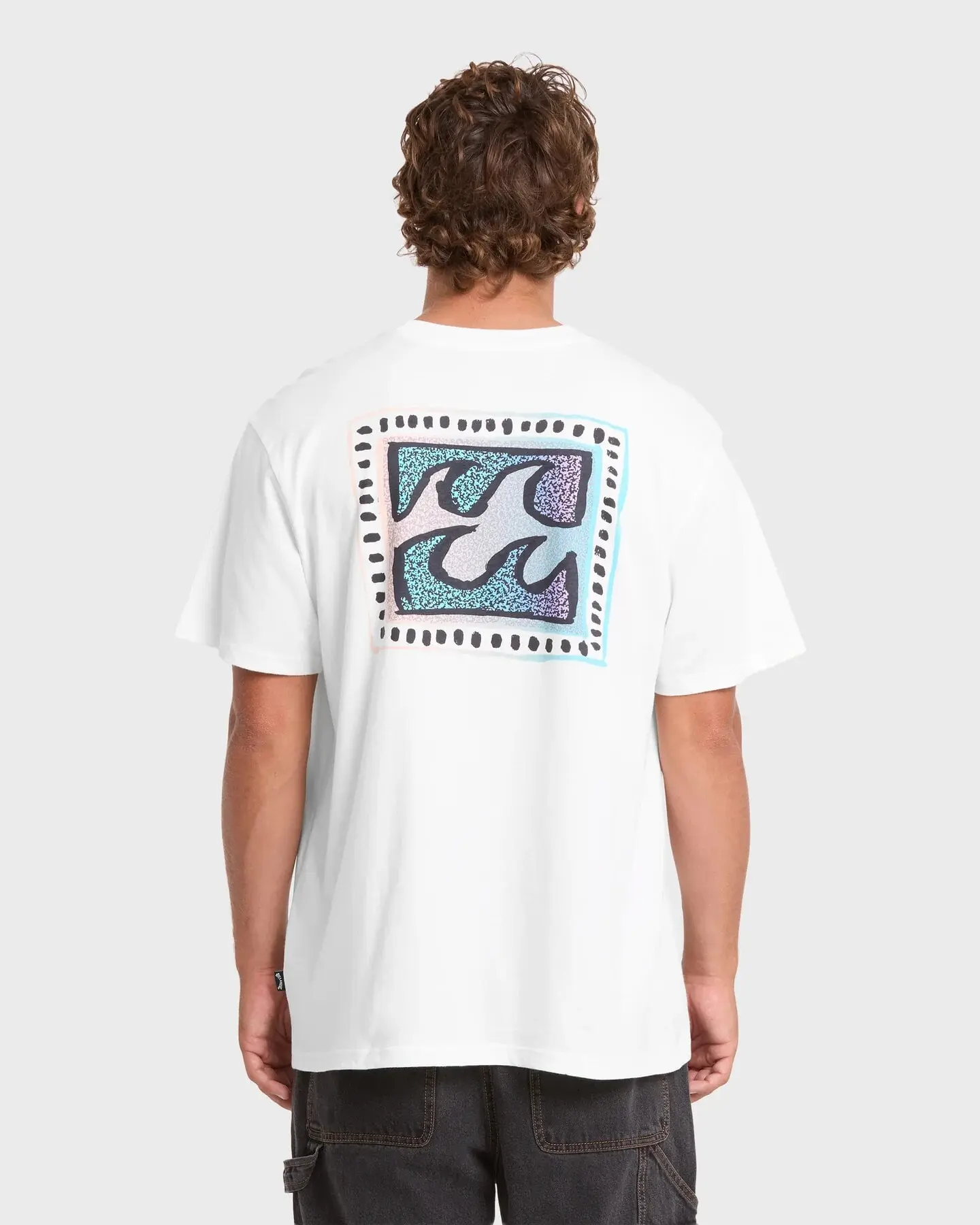 Remera Billabong Crayon Wave Premium ss – Blanco