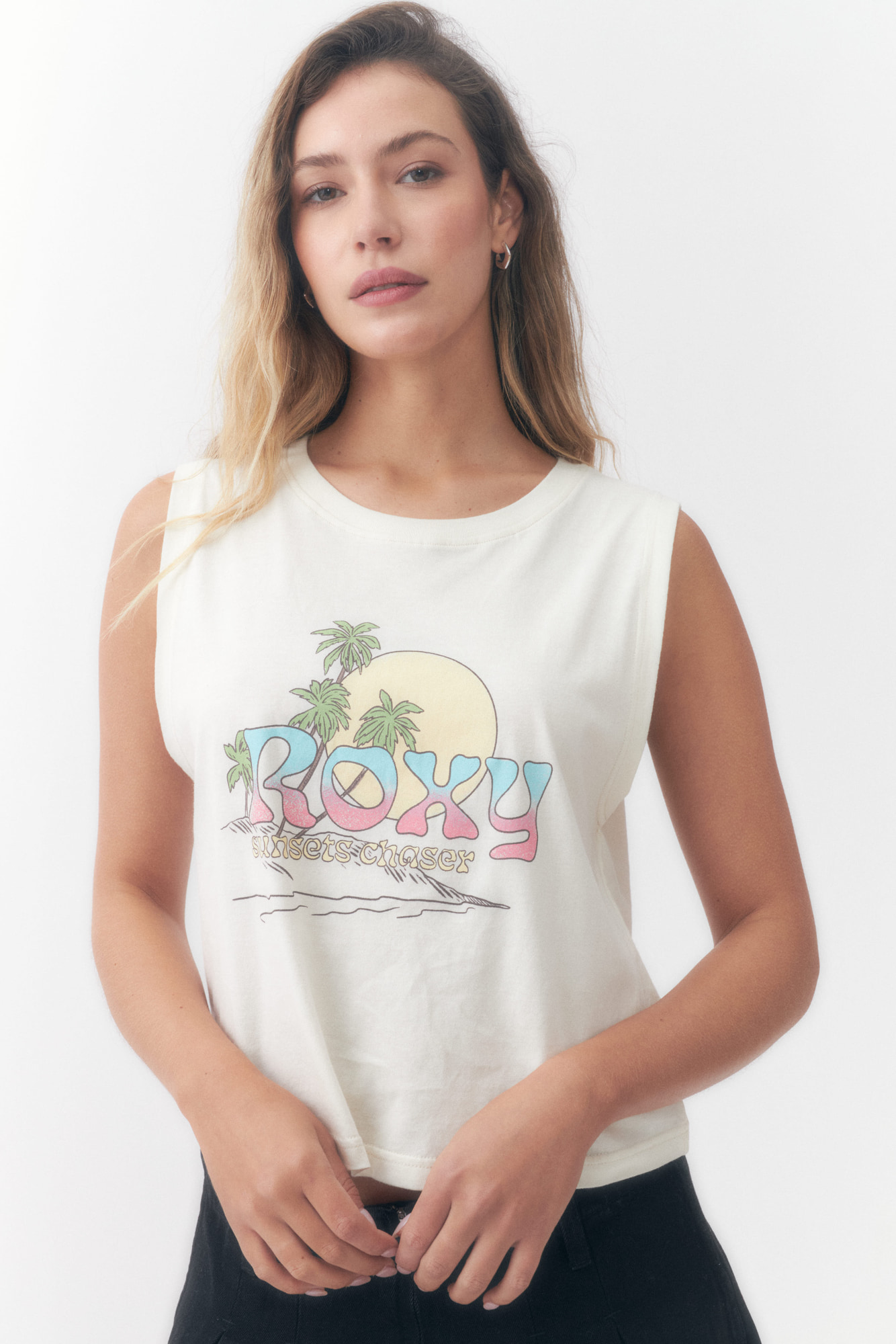 Musculosa Roxy Line Up – Crudo