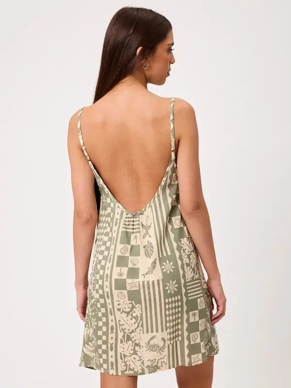 Vestido Rusty Corto Masini – Verde