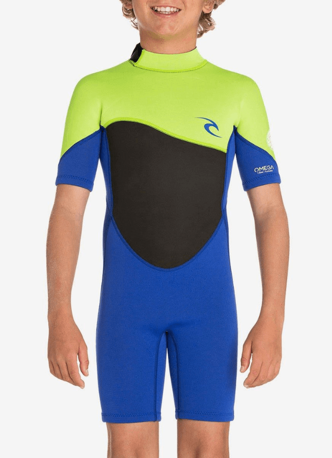 Traje Rip Curl Omega Kids CC 1.5mm – Azul