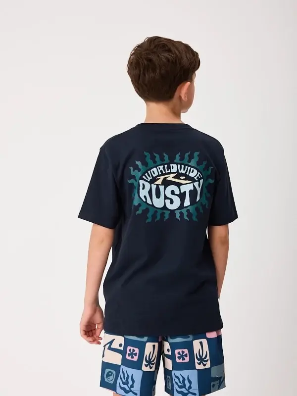 Remera Rusty Maver Teen – Navy