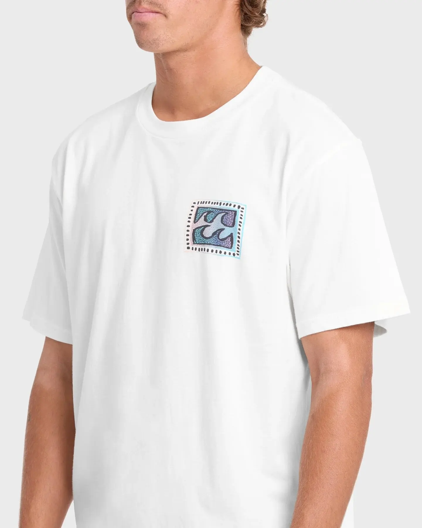Remera Billabong Crayon Wave Premium ss – Blanco