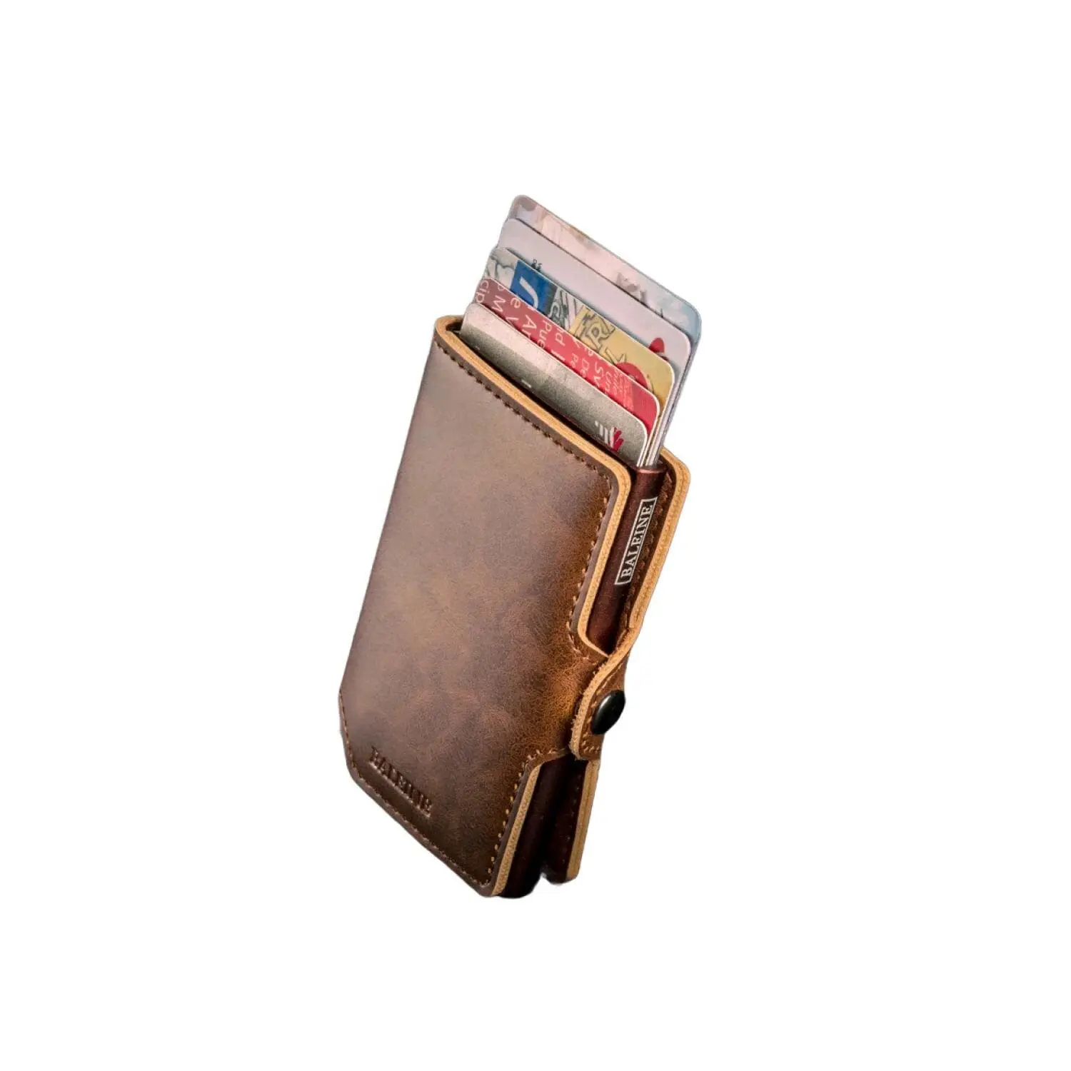 Billetera Baleine Kansas Zipper Collection – Parad Brown