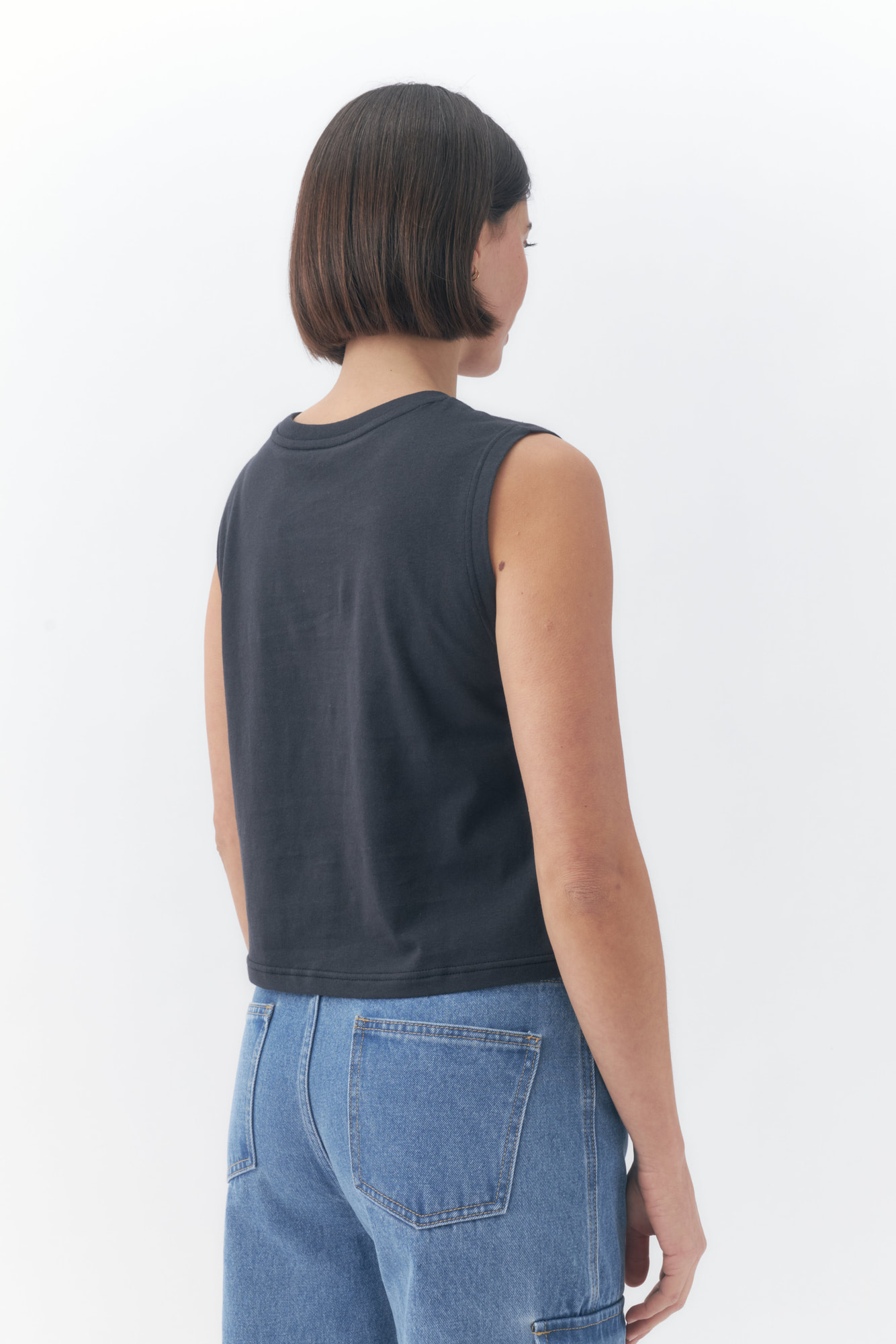 Musculosa Roxy Line Up – Negro