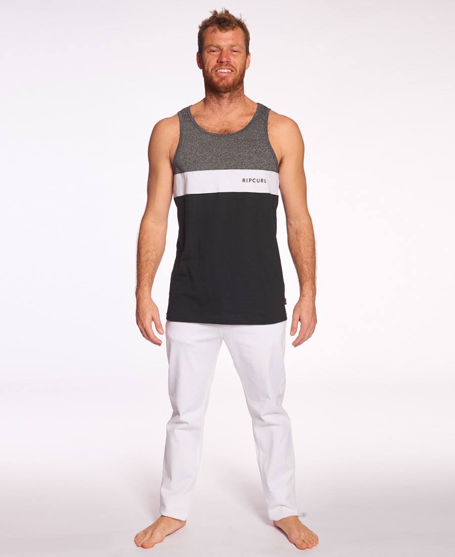 Musculosa Rip Curl Under Tow Panel – Gris