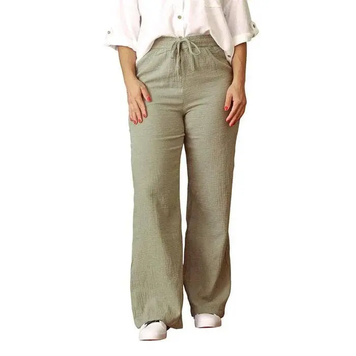 Pantalon Roxy Muselina Kyoto – Verde