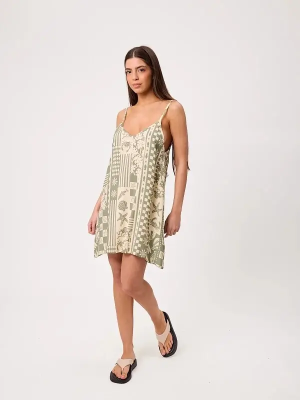 Vestido Rusty Corto Masini – Verde