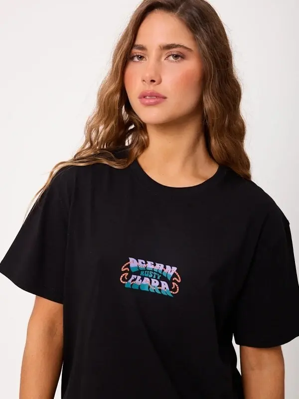 Remera Rusty Marlena – Negro