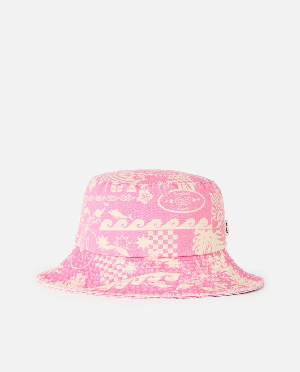 Sombrero Rip Curl Mixed Twill Bucket Girl – Pink