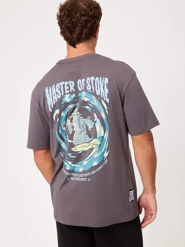 Remera Rusty Rogers – Gris Oscuro
