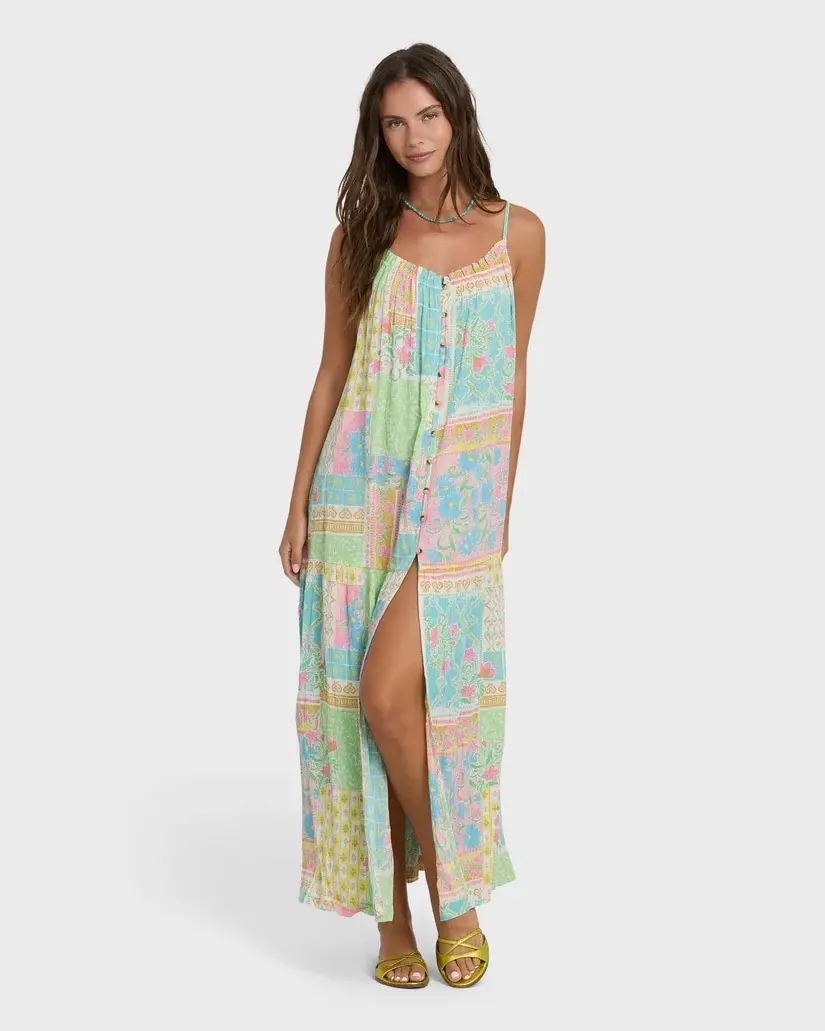 Vestido Billabong Perla Maxi – Blanco