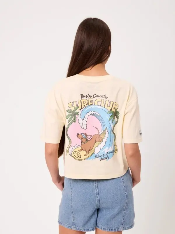 Remera Rusty Dobi – Crema