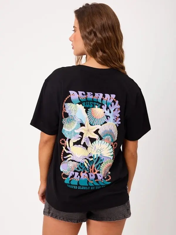 Remera Rusty Marlena – Negro
