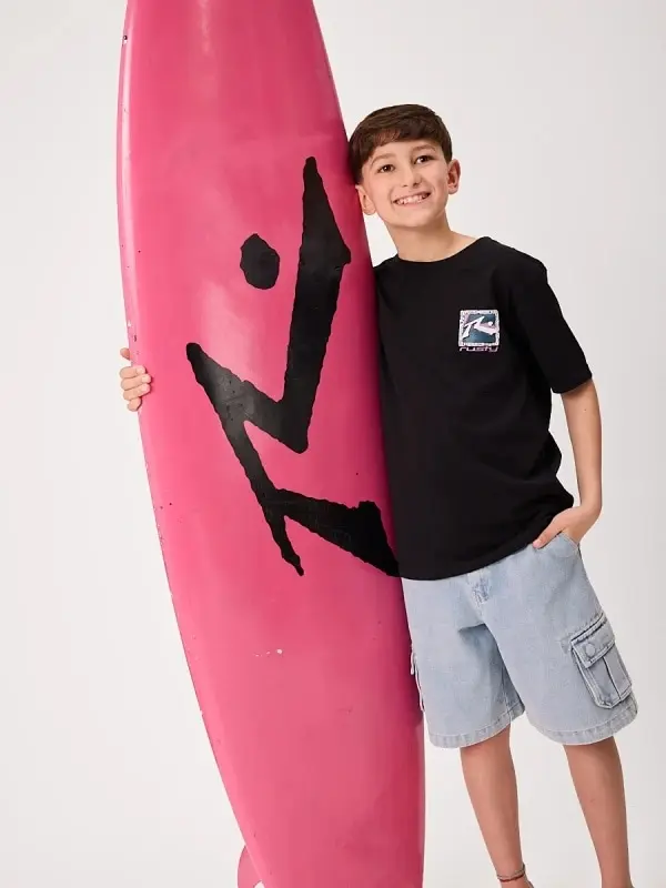 Remera Rusty Jaspa Teen – Negro