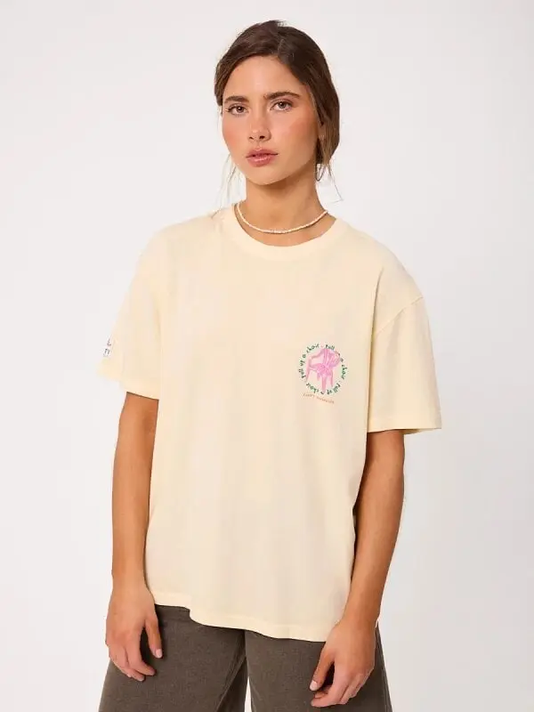 Remera Rusty Padella – Crema