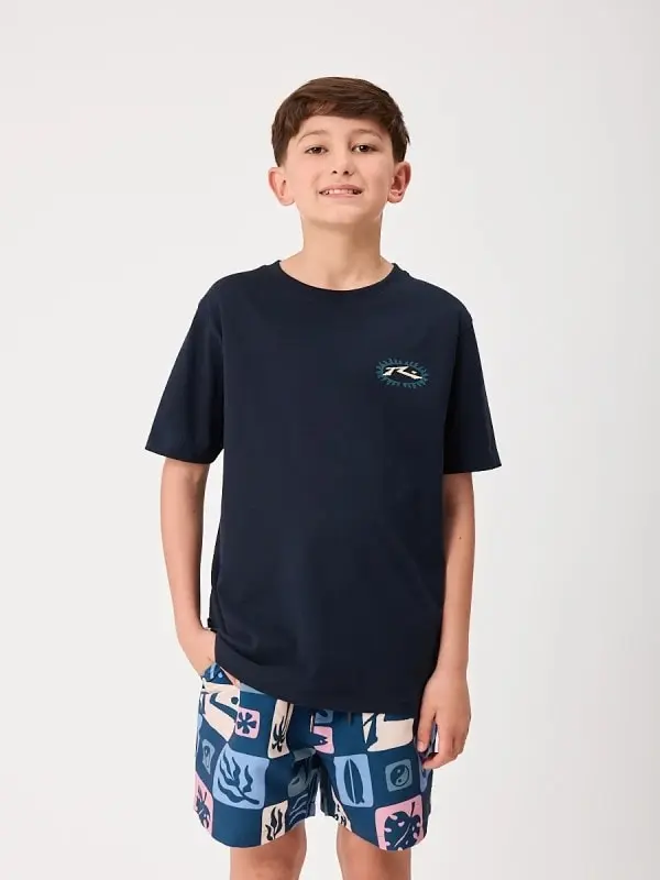 Remera Rusty Maver Teen – Navy