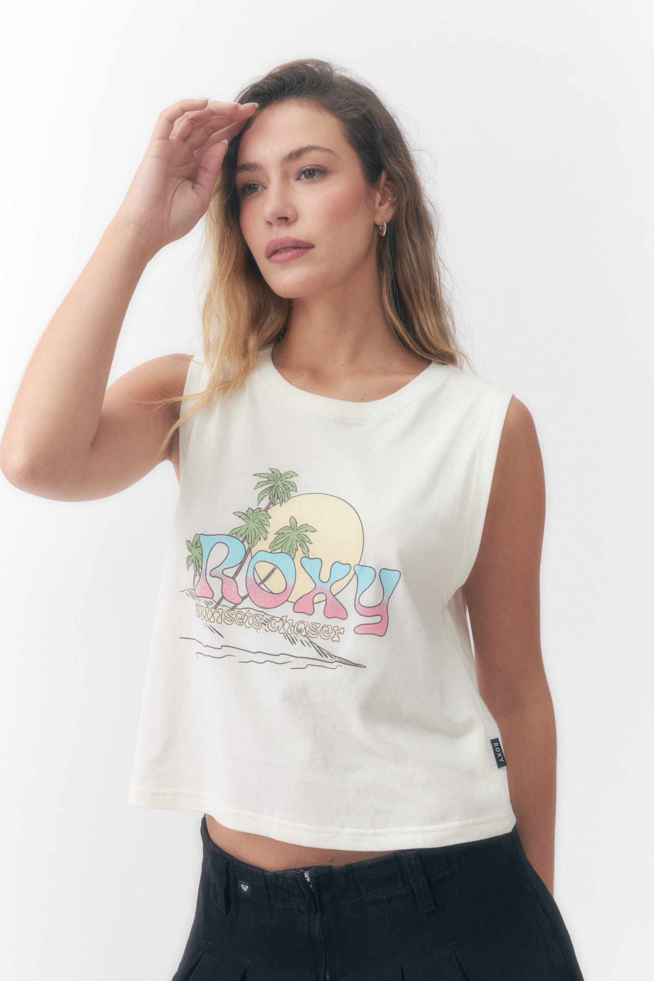 Musculosa Roxy Line Up – Crudo