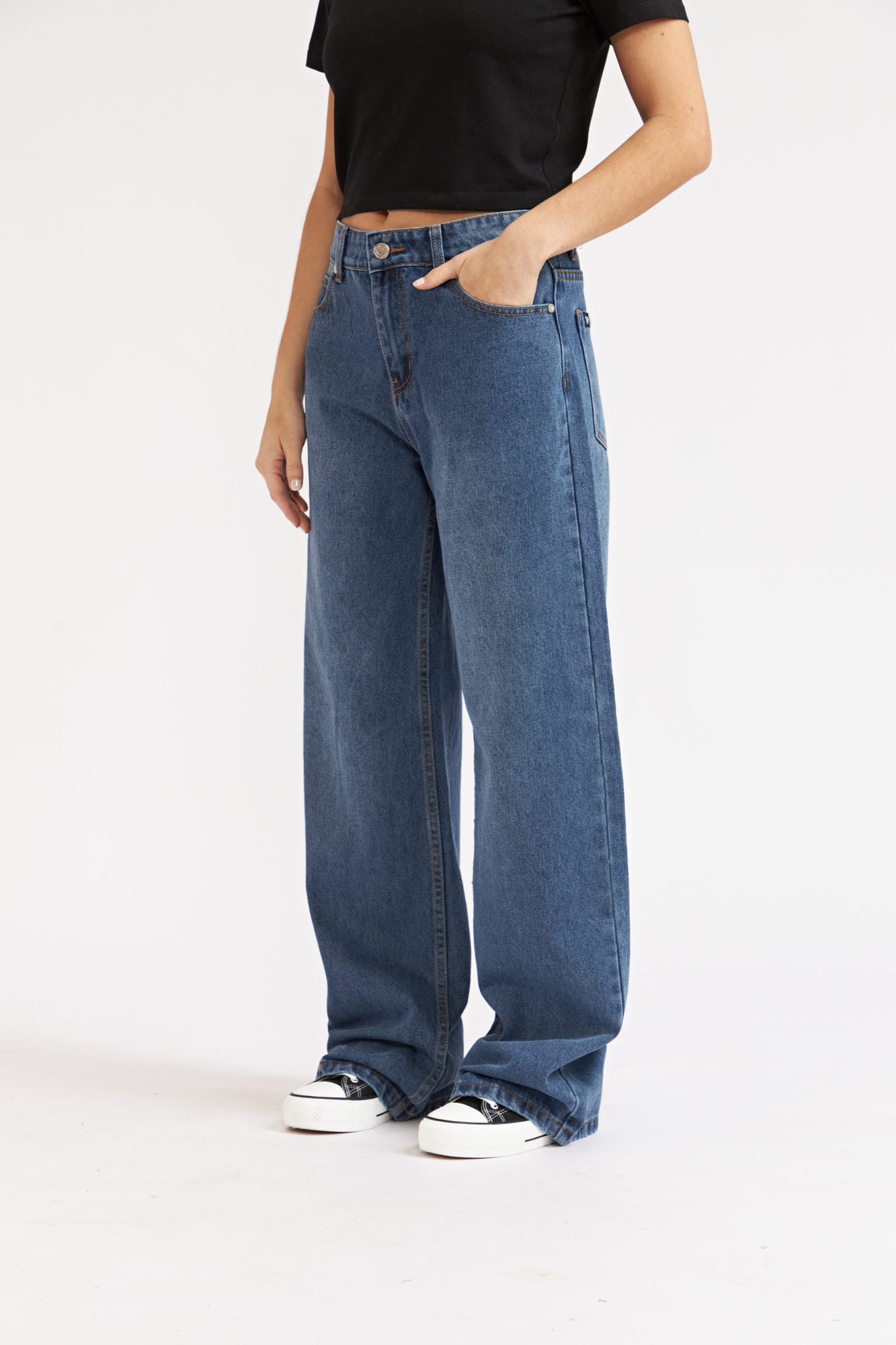 Jeans Roxy Bali – Azul Medio