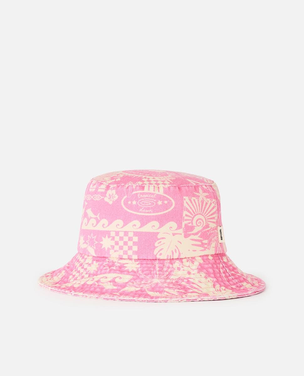 Sombrero Rip Curl Mixed Twill Bucket Girl – Pink
