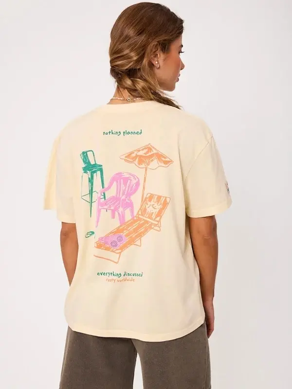 Remera Rusty Padella – Crema