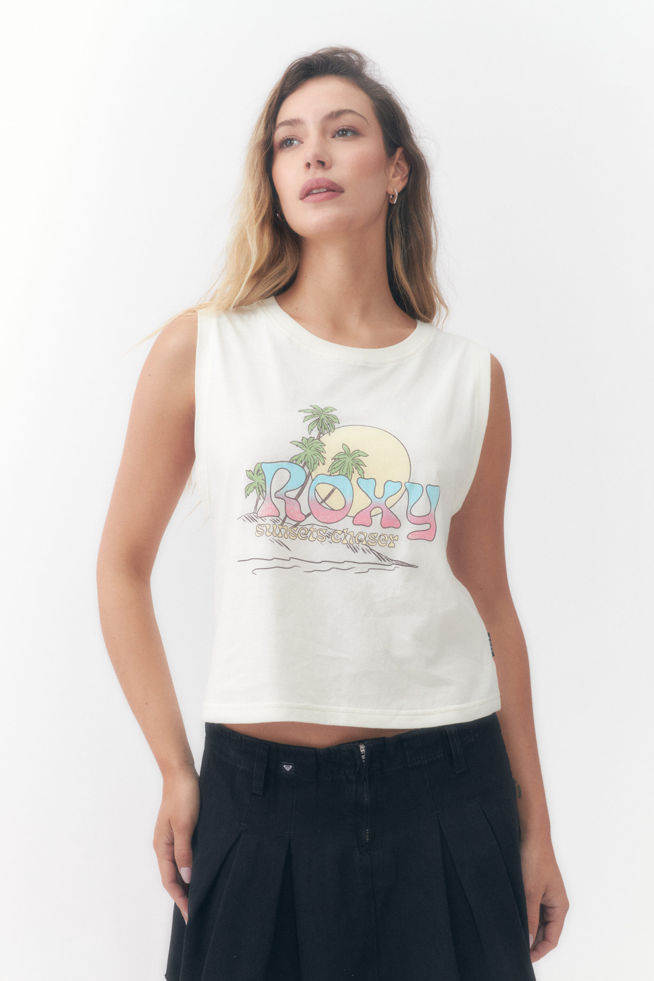 Musculosa Roxy Line Up – Crudo
