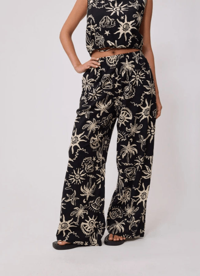 Pantalon Rusty Palme – Negro