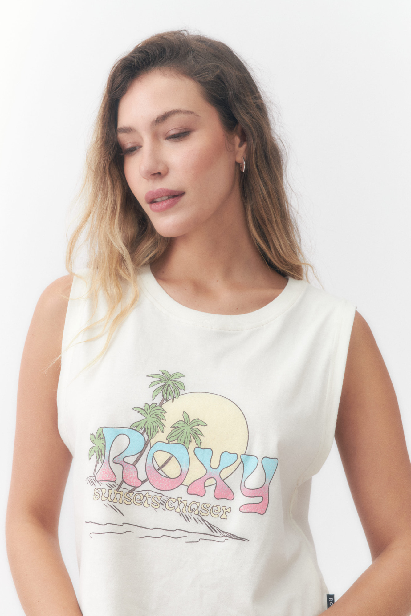Musculosa Roxy Line Up – Crudo