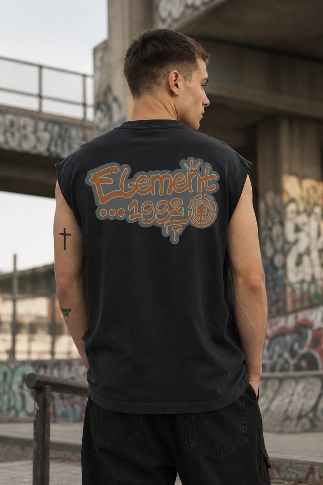 Musculosa Element Jap OG – Negro