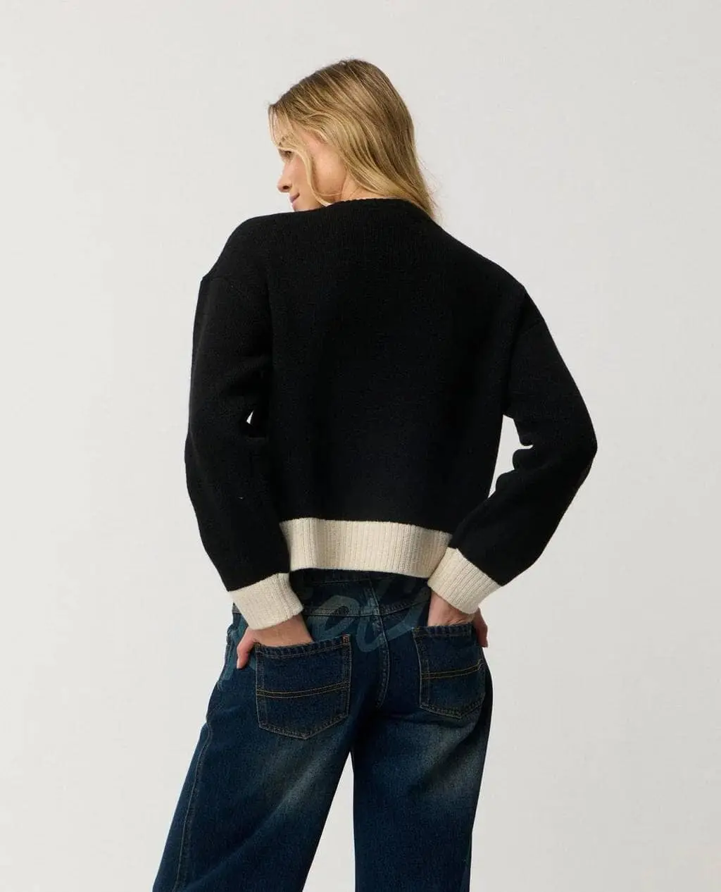 Buzo Rip Curl Archive Script Knit – Black