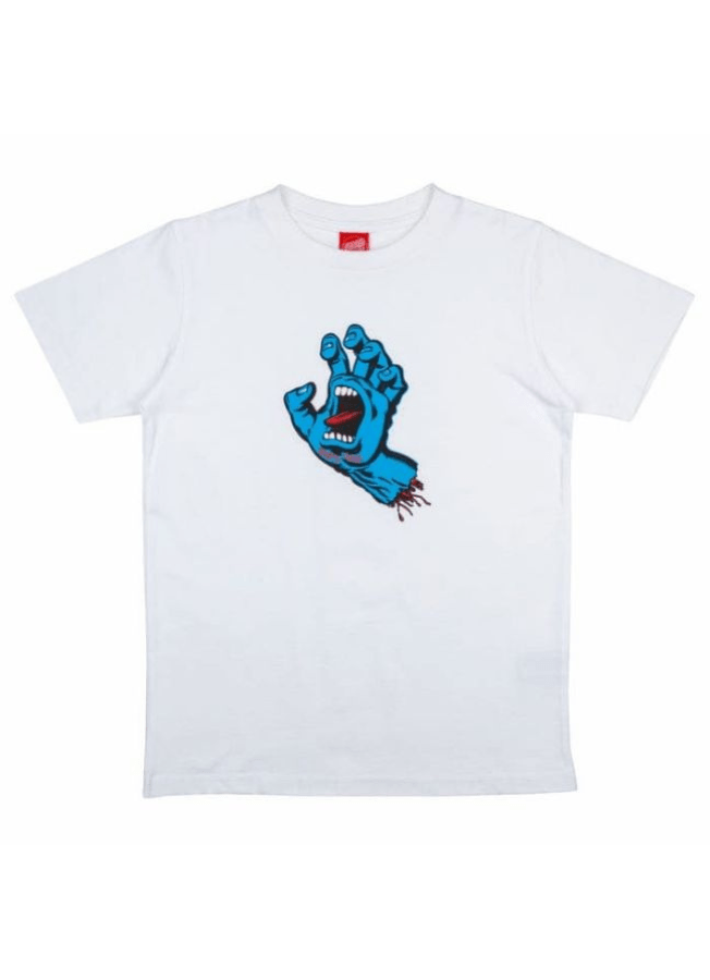 Remera Santa Cruz Screaming Hand – Blanca