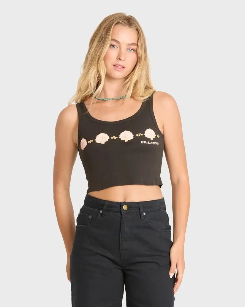 Top Billabong Into The Sea Tank – Negro