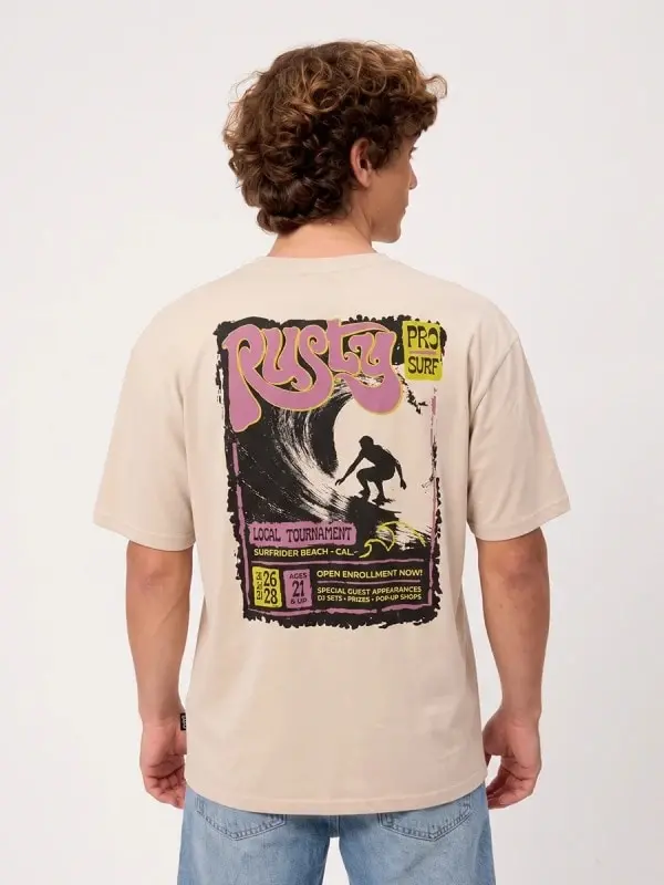 Remera Rusty Oceana – Hueso
