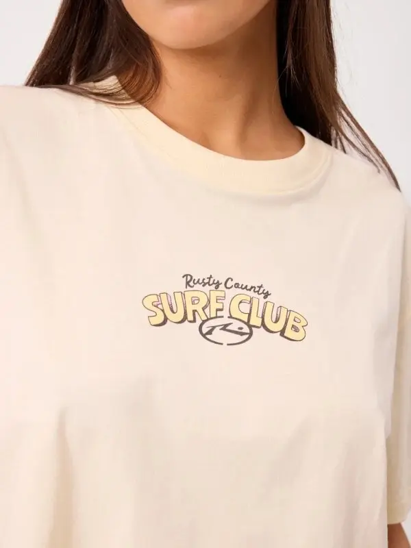 Remera Rusty Dobi – Crema
