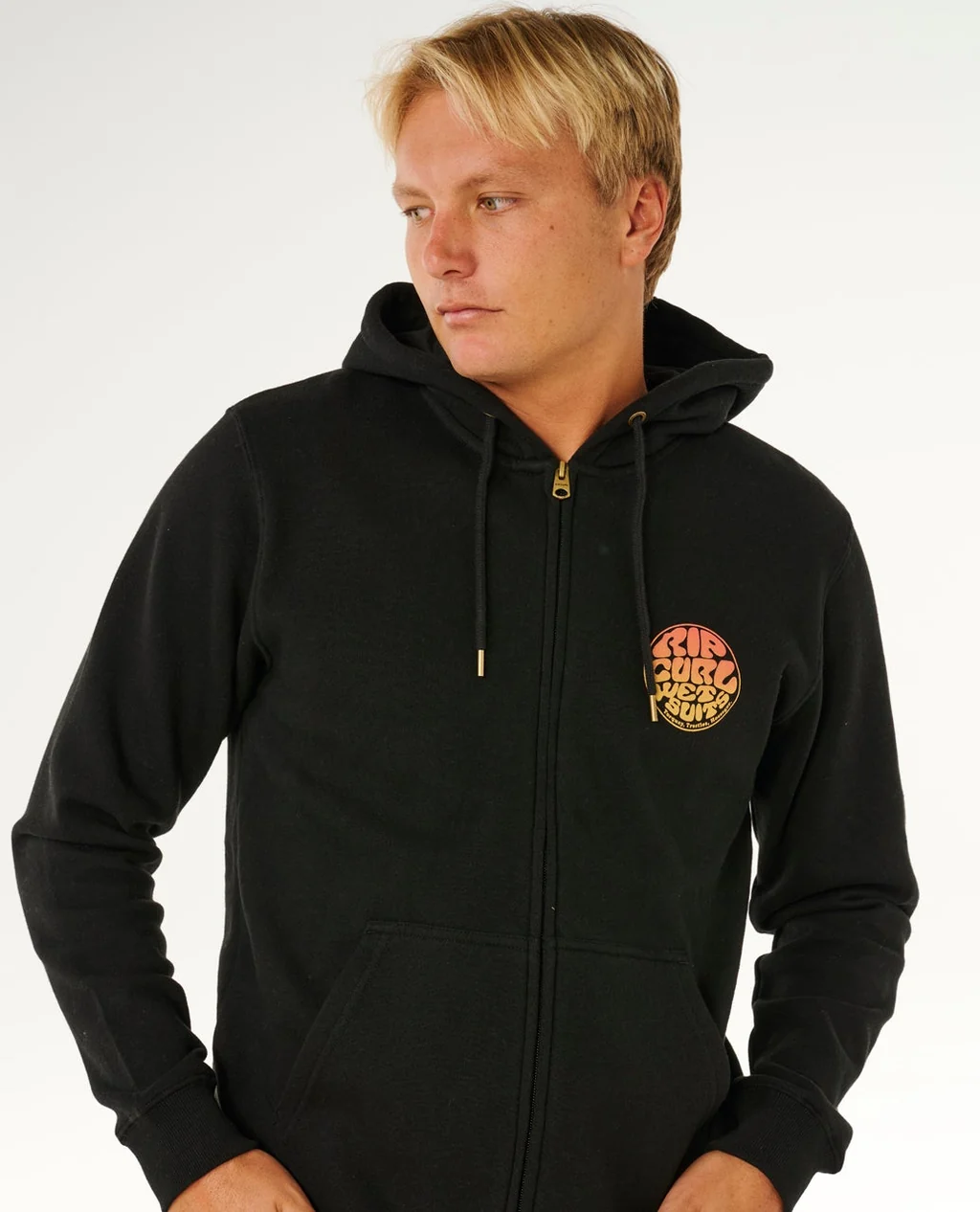 Canguro Rip Curl Wettie Passage Icon Zip Thru – Black