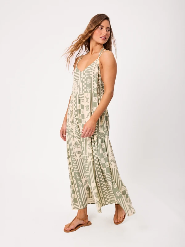 Vestido Rusty Largo Irisa – Verde