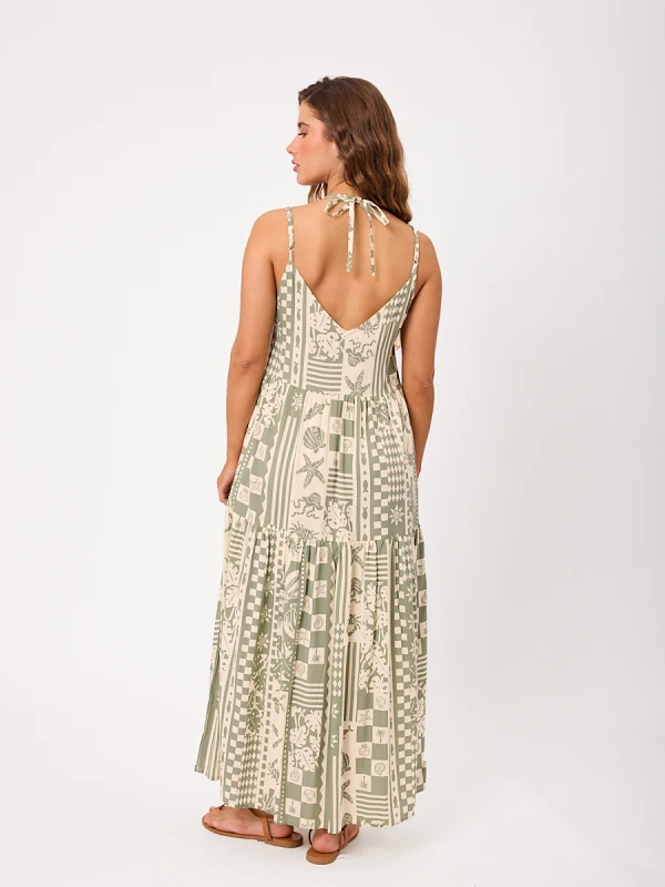 Vestido Rusty Largo Irisa – Verde