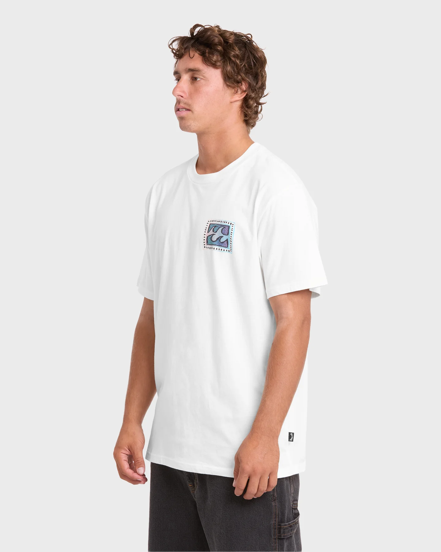 Remera Billabong Crayon Wave Premium ss – Blanco
