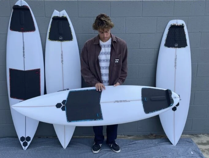 Pad Prolite Eithan Osborne Pro Surf Traction – Black/Cyan Camo (V3) Tail