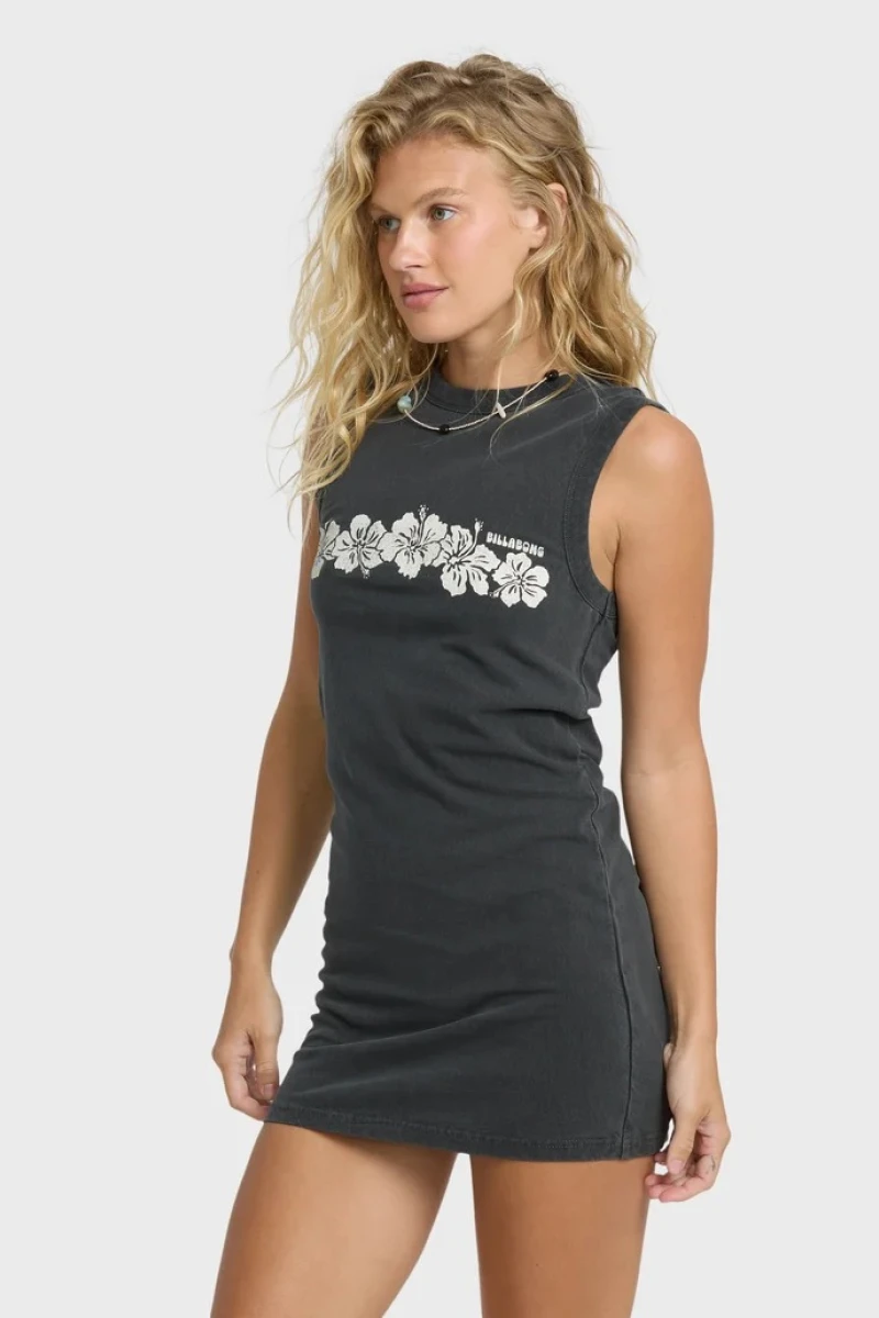 Vestido Billabong Paradise Knt Drs – Negro