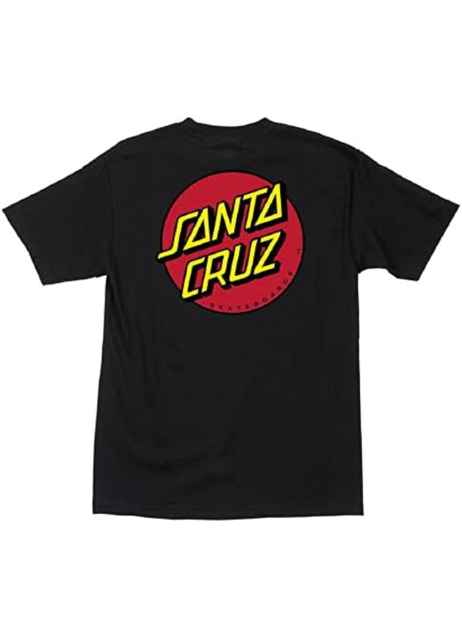 Remera Santa Cruz Classic Dot – Negra