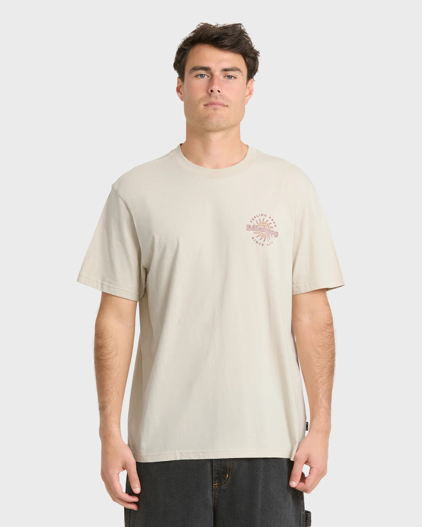 Remera Billabong Single Fin Premium – Beige