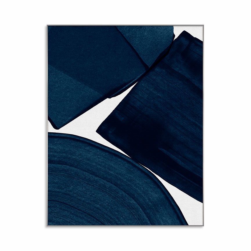 Cuadro Abstracto figuras azul o celeste - Imagen secundaria Cuadro Abstracto figuras azul o celeste - Imagen secundaria