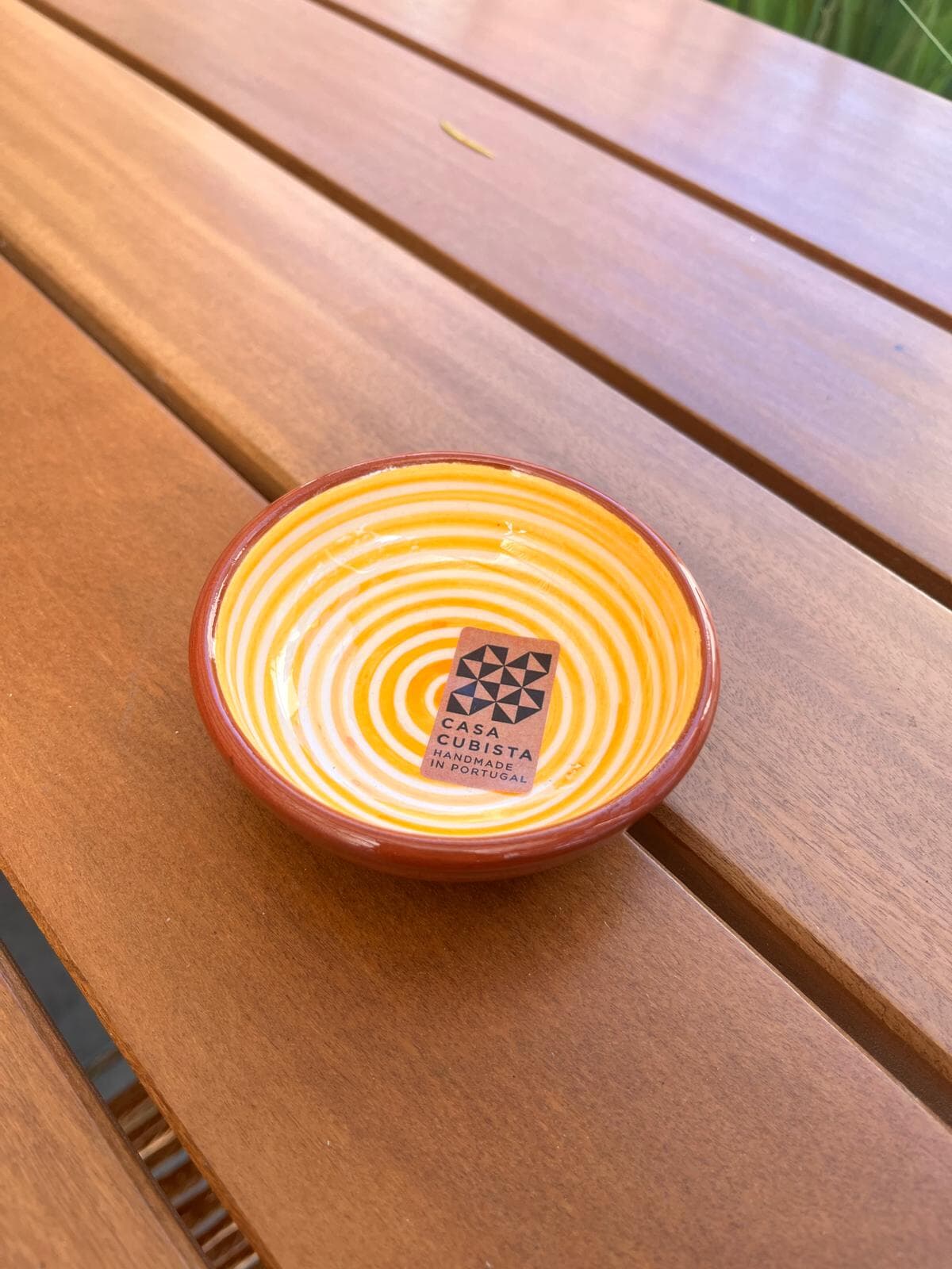 Mini Bowl Classic Stripe Yellow