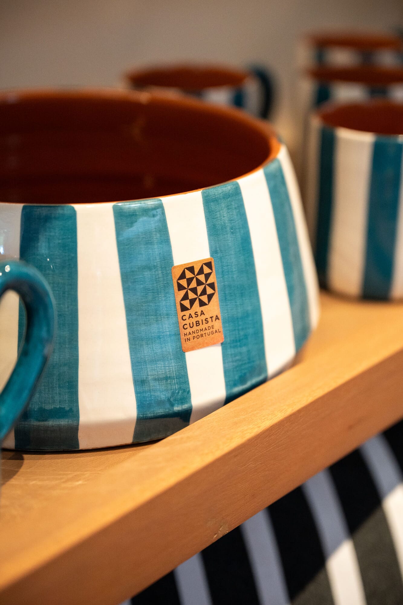 Ensaladera Bold Stripe Teal - Imagen secundaria