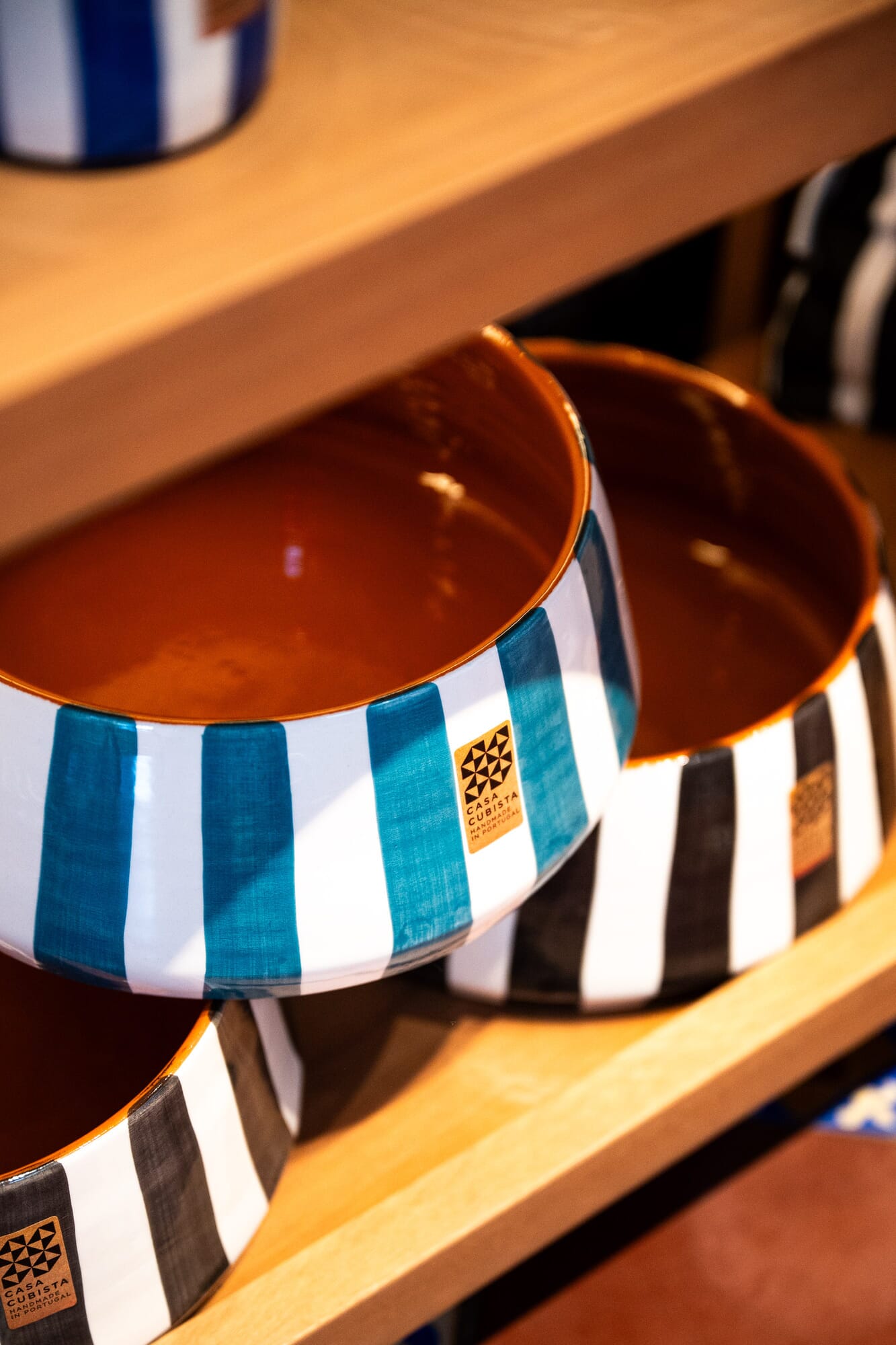 Ensaladera Bold Stripe Black